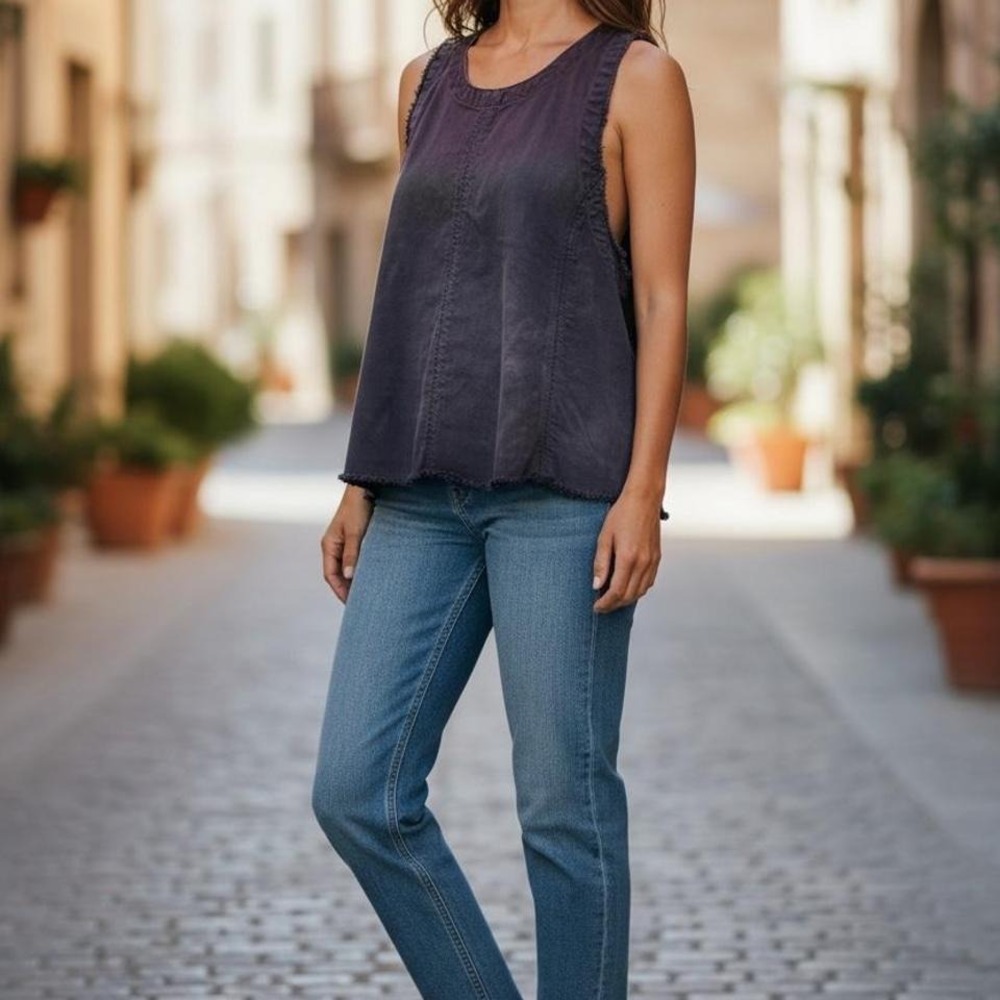 Free People We The Free Women's denim Tank Top size M